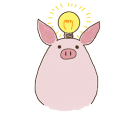 Little Pig,Lovely sticker #5362217