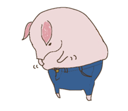 Little Pig,Lovely sticker #5362219