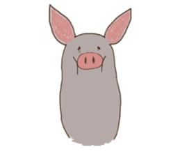 Little Pig,Lovely sticker #5362230