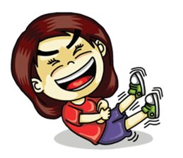 Jaidee Undaa Cute Thai 2 English sticker #5390761