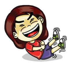 Jaidee Undaa Cute Thai 2 English sticker #5390761