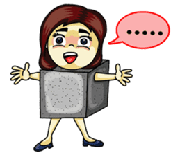 Jaidee Undaa Cute Thai 2 English sticker #5390762