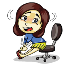 Jaidee Undaa Cute Thai 2 English sticker #5390763