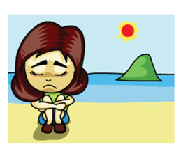 Jaidee Undaa Cute Thai 2 English sticker #5390765