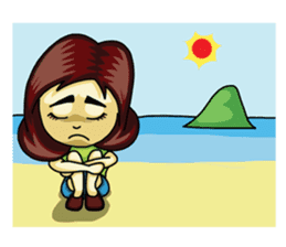 Jaidee Undaa Cute Thai 2 English sticker #5390765