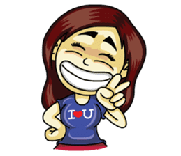 Jaidee Undaa Cute Thai 2 English sticker #5390768