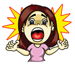 Jaidee Undaa Cute Thai 2 English sticker #5390771