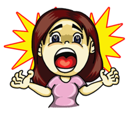 Jaidee Undaa Cute Thai 2 English sticker #5390771