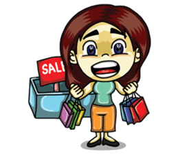 Jaidee Undaa Cute Thai 2 English sticker #5390772