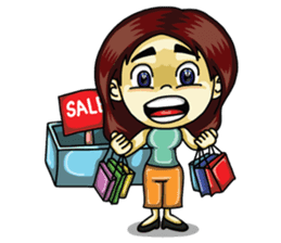 Jaidee Undaa Cute Thai 2 English sticker #5390772