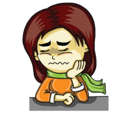 Jaidee Undaa Cute Thai 2 English sticker #5390775