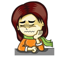 Jaidee Undaa Cute Thai 2 English sticker #5390775