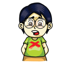 Jaidee Undaa Cute Thai 2 English sticker #5390778