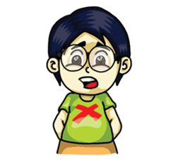 Jaidee Undaa Cute Thai 2 English sticker #5390778