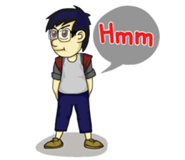 Jaidee Undaa Cute Thai 2 English sticker #5390779