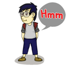 Jaidee Undaa Cute Thai 2 English sticker #5390779