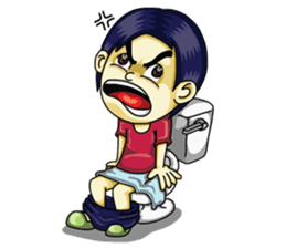 Jaidee Undaa Cute Thai 2 English sticker #5390782