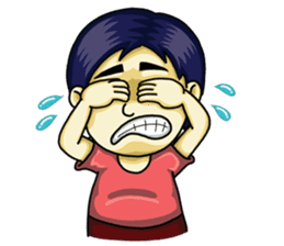 Jaidee Undaa Cute Thai 2 English sticker #5390785