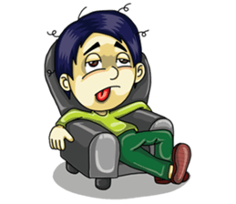 Jaidee Undaa Cute Thai 2 English sticker #5390791