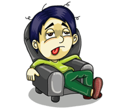 Jaidee Undaa Cute Thai 2 English sticker #5390791