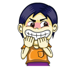 Jaidee Undaa Cute Thai 2 English sticker #5390792