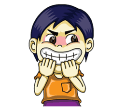 Jaidee Undaa Cute Thai 2 English sticker #5390792