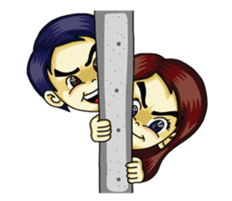 Jaidee Undaa Cute Thai 2 English sticker #5390794