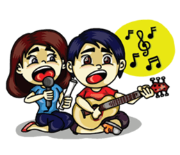 Jaidee Undaa Cute Thai 2 English sticker #5390795