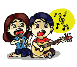 Jaidee Undaa Cute Thai 2 English sticker #5390795