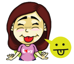 Jaidee Undaa cute Thai sticker #5421460