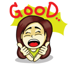 Jaidee Undaa cute Thai sticker #5421461