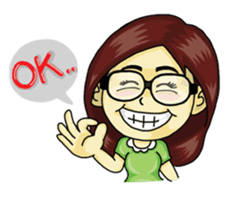 Jaidee Undaa cute Thai sticker #5421462