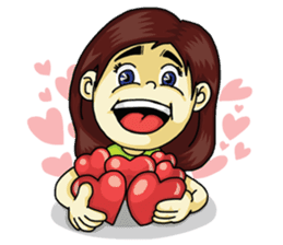 Jaidee Undaa cute Thai sticker #5421464