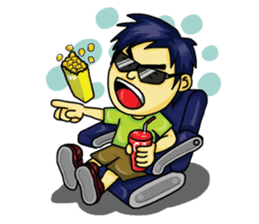 Jaidee Undaa cute Thai sticker #5421481