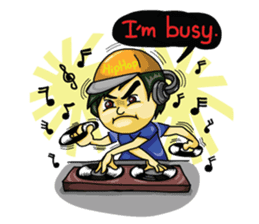 Jaidee Undaa cute Thai sticker #5421494