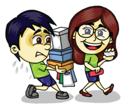 Jaidee Undaa cute Thai sticker #5421498