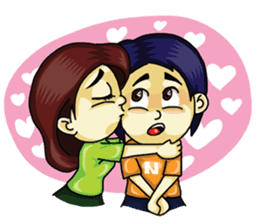 Jaidee Undaa cute Thai sticker #5421499