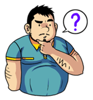 Beefy guy's ordinary days sticker #5493881