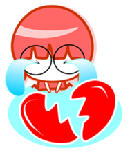 Pink girl and dog bark sticker #5631634