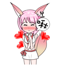 The lock and Ms. Hu enriches the emotion sticker #5837802