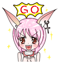 The lock and Ms. Hu enriches the emotion sticker #5837810