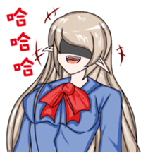 The lock and Ms. Hu enriches the emotion sticker #5837829