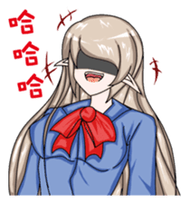 The lock and Ms. Hu enriches the emotion sticker #5837829