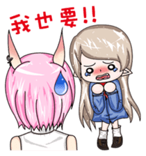 The lock and Ms. Hu enriches the emotion sticker #5837833