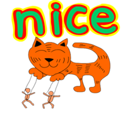 always is a cat smile no2 sticker #5902307