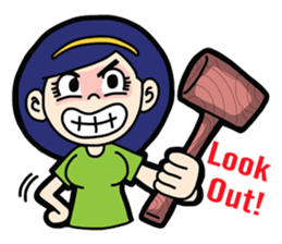 O-Girl Project English sticker #5905815