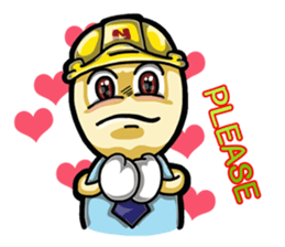 Engineer Cute English sticker #5918971