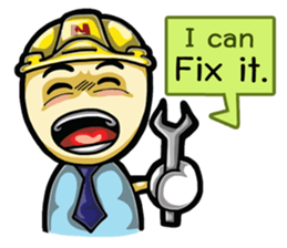 Engineer Cute English sticker #5918992