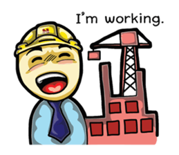 Engineer Cute English sticker #5918998