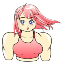 Beautiful Muscle Girl sticker #5932194